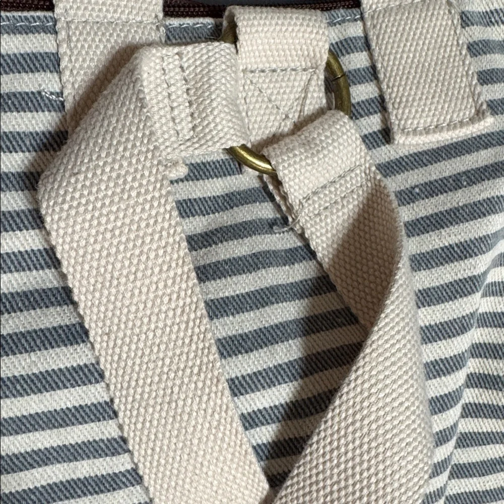 UNIONBAY White & Gray Canvas Bag Book Bag